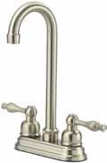 1181049 Oil Rubbed Bronze 2 Handle Bar/Prep Faucet T621E-ORB Lead Free* Brass Waterways Includes Optional Deck Plate, Check Valve and Quick Connector Max Flow Rate: 1.