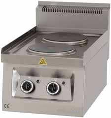 L W H 7865.60653.14. 4x2.6=10.4 kw 450 V. / 50Hz. 29 kg. Cooker With Double Hot Plates Over Bench L W H 7865.40653.12. 2x2.6=5.2 kw 450 V. / 50Hz. 16 kg.