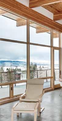 Durable, patented fiberglass composite has the look of a painted window and can withstand extreme heat and subzero cold.
