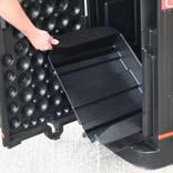 Offers extra protection to the hood of the bin and prevents cigarettes and litter being left on top of the unit.