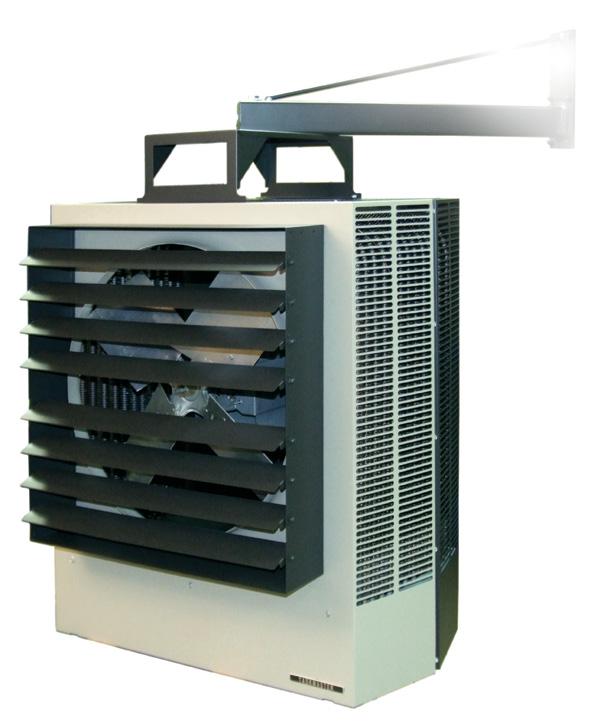 50 Series 60 KW - 0 KW Suspended Fan Forced Unit Heater Manufactured in U.S.. Features & Specifications CONSTRUCTION: Heavy Gauge steel cabinet with powder coated finish and control compartment housing a master terminal board.