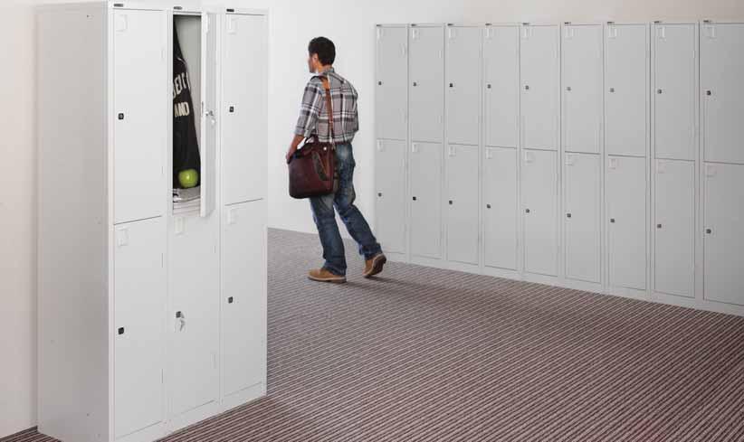 5 Go lockers are strong and stylish, with options of 1,2,3,4 and 6 doors.