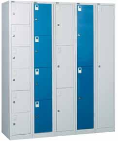 stored on top. Lockers are all 1778mm high.