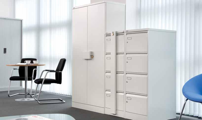 10 Go security cupboards provide an additional degree of protection,