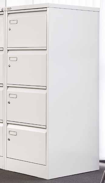 foolscap suspended filing Can accommodate A4 filing when conversion rails are fitted (AMRA4) Each drawer has an individual