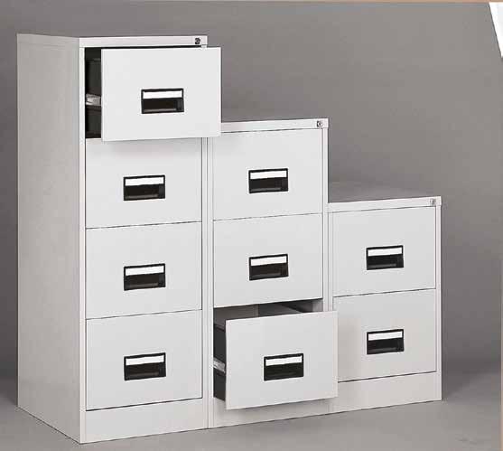FILING: 07 CONTRACT Filing Cabinets GO CONTRACT filing cabinets are available in two, three and four drawer options.