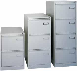 00 Anti-Tilt 100% Extension Suspension Filing Drawer Capacity Goose Grey (G) Coffee/ Cream (C) Black (K) Fitted with Anti-tilt and 100% opening drawers.