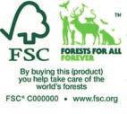 Promotional use of the FSC trademarks You can use the FSC trademarks to promote
