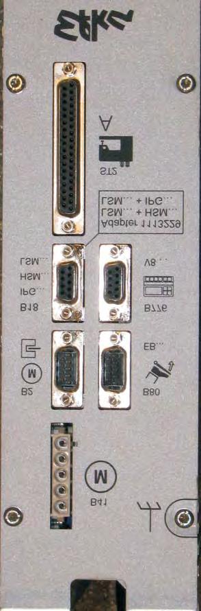 B. The machine is equipped with the Efka DA32G drive B2 3 B8 4 2 Connect the machine head connecting cables to the connector (). Connect the control panel to the connector (2).