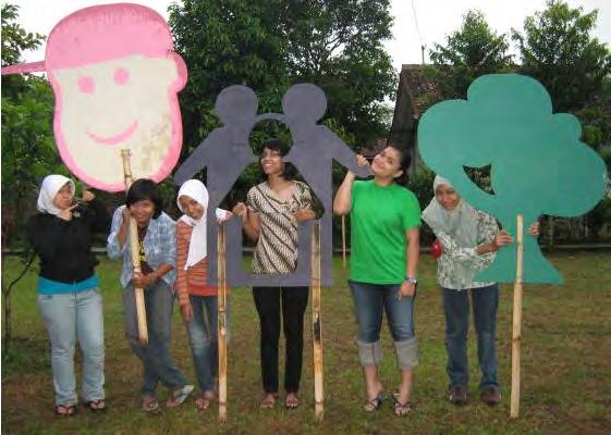 In Borobudur Indonesia, all ages took part
