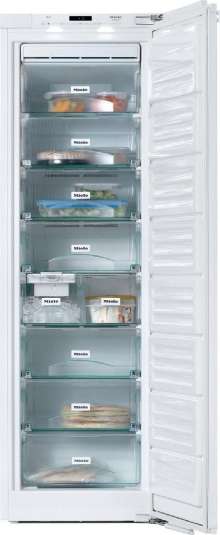SPECIFICATIONS Features: Miele PerfectCool Series Perfect Fresh Soft Close Hinges Easy Sensor Controls Plumbed IceMaker Sabbath Mode Side by Side unit with KS 37472 id Single temperature zone NoFrost