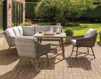 Part of our revolutionary concept: Indoors Outdoors furniture, the LaMode Lounge range can go in the garden, on the patio, in