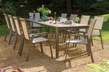 RRP: 1099 C Milano The Milano ining collection offers various options for your garden furniture so you create the perfect outdoor dining