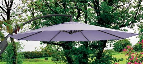 E With a choice of wind up or free arm parasols as well as the new Panalsol, you have a wide variety of styles, depending on how you want your shade. KETTLER Classic Parasols 16kg ase Iron grey.