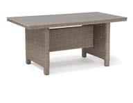 RRP: 599 Palma Cube Set with Glass Top Table vailable in white wash (as pictured left) or rattan with taupe 