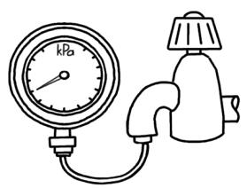 INSTALLATI WATER HEATER MAINS WATER SUPPLY Where the mains water supply pressure exceeds that shown in the table below, an approved pressure limiting valve that does not have non-return valve