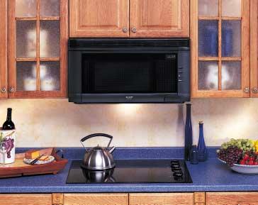 waves R-1500 Sharp s new Over the Range microwave ovens are the ideal complement to any kitchen.