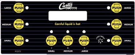 Steps to Programming Your Curtis Generation 3 cappuccino dispenser is Factory Pre Set for Optimum Performance. Programming for all models is identical except where noted.