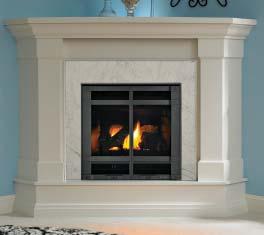 Mantels for SL-750 Models only Portico in painted maple Sonoma