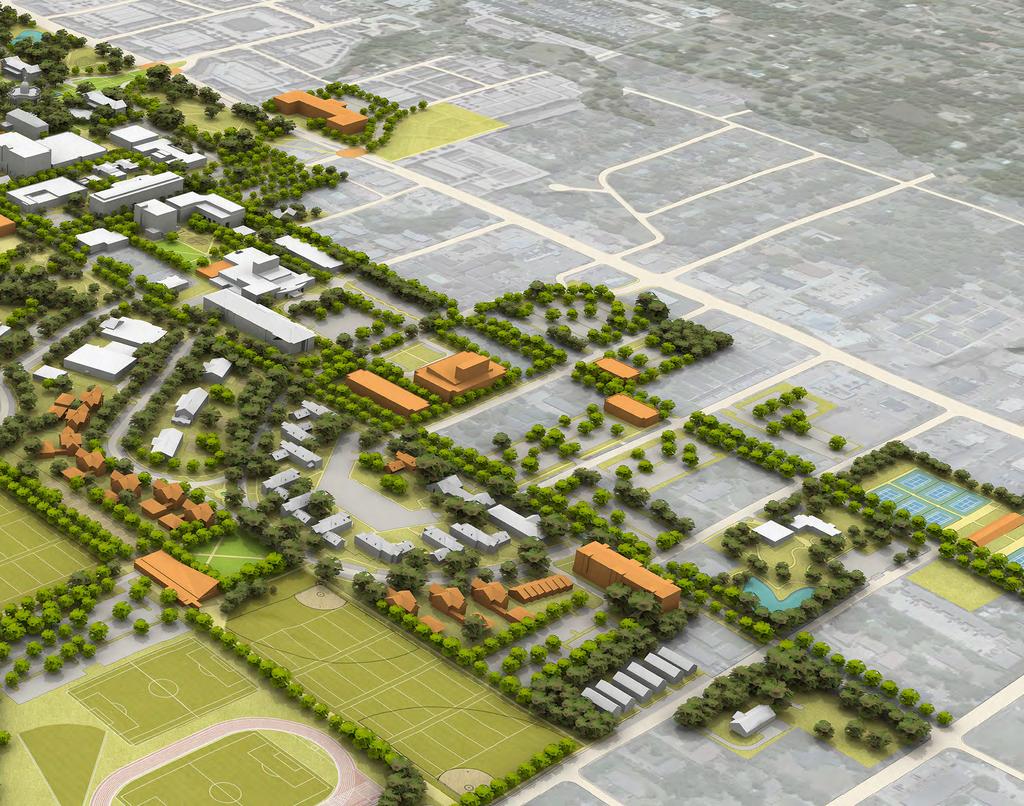Conceptual Rendering of planned campus