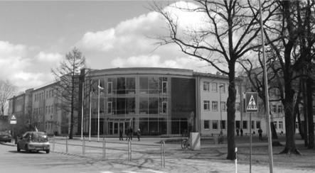 Fig. 1. Facades of Jelgava Secondary School No. 4 [Source: photo by author private archive, 2013] for instance, the new extension of Jelgava Secondary School No.