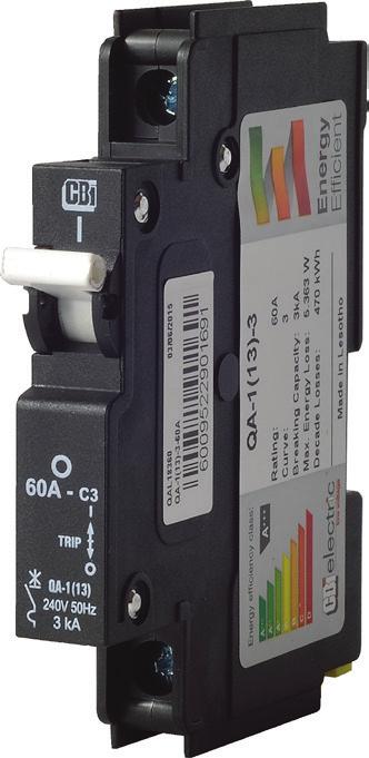 1 pole 2 pole 3 pole 3 + N Features AC Circuit Breaker Hydraulic-Magnetic technology 100% rating capability, independent of ambient temperature VC 8036