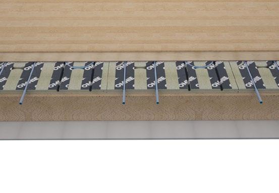 TorFloor FOR SUSPENDED FLOORS Perfect for heat pumps Multi-directional pipe channels Floor & heating system in one Combined floor deck and underfloor heating system for suspended floors.
