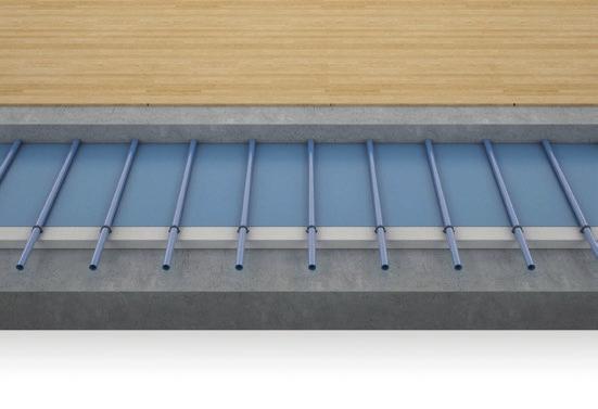 Staple FOR SCREEDED FLOORS Full flexibility with insulation Cost effective solution Simple and easy to lay underfloor heating system for screed floors.