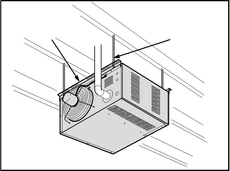 located no less than 18" (457mm) above floor. Heater must be located or protected to avoid physical damage by vehicles. Refer to the current edition of CSA-B149 for installation compliance codes.