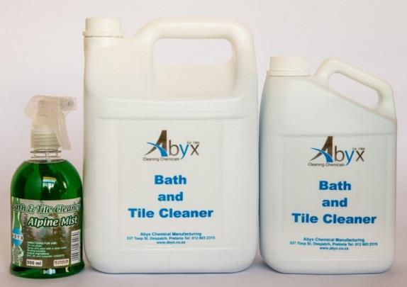 HOUSEHOLD CLEANERS B A T H A N D T I L E C L E A N E R S U P R E M E D E G R E A S E R Alpine-scented liquid cleaner