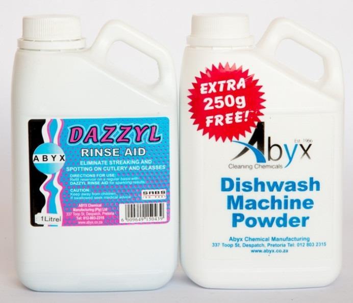 DISHWASHING POWDER D I S H W A S H M A C H I N E P O W D E R R I N S E A I D Dishwash Machine Powder is a detergent containing enzymes that is formulated