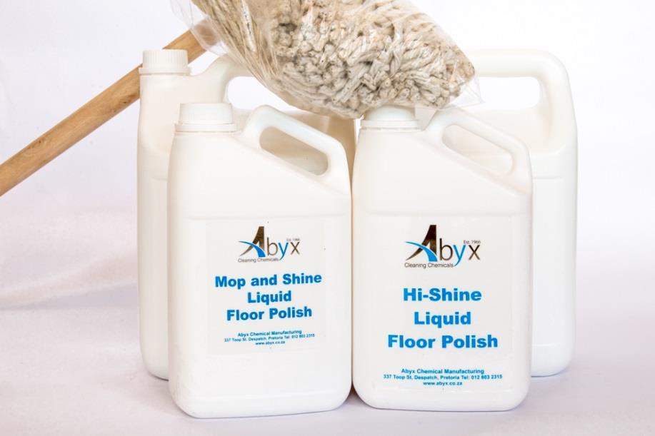 FLOOR CARE M O P A N D S H I N E L I Q U I D F L O O R P O L I S H Mop and Shine Liquid Floor Polish is a cost effective, versatile floor finish that will provide a gloss on vinyl floor surfaces