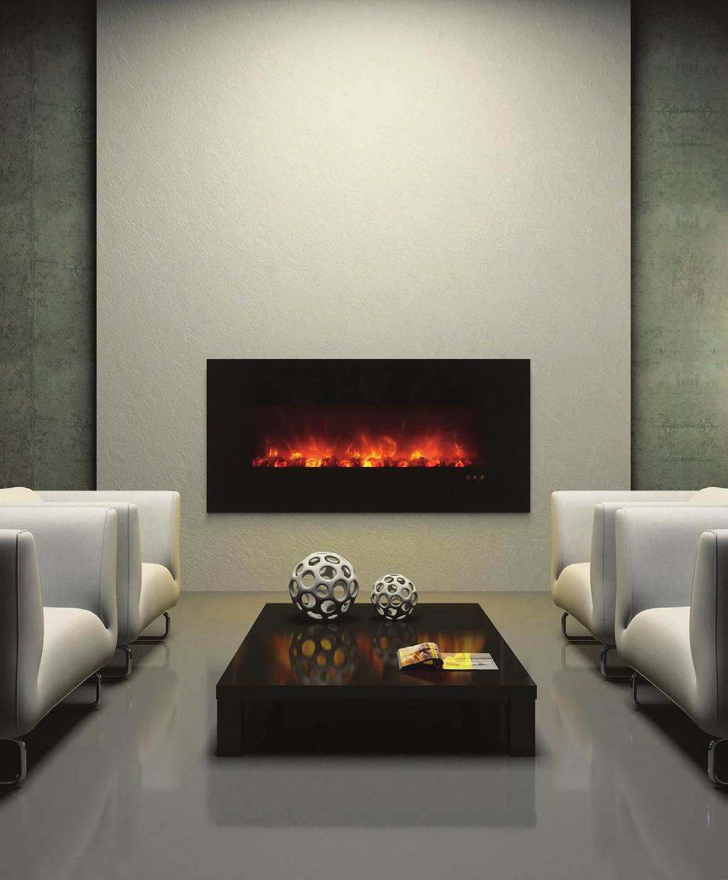 With an unsurpassed realistic flame pattern, these models are packed with features including recessed or wall