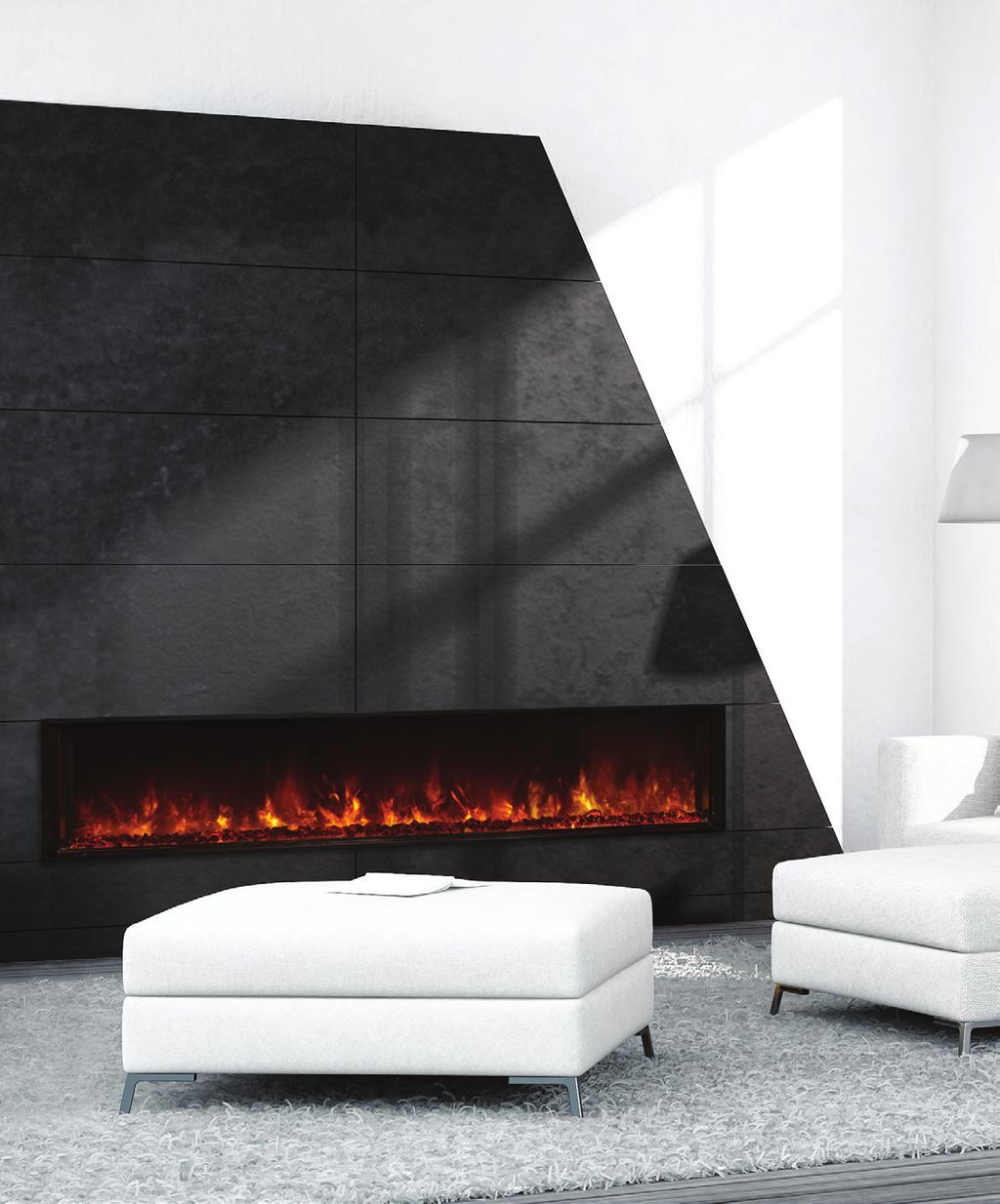 LFV1000/400-AU Landscape FullView Built-in flush mount The Landscape FullView built-in electric fireplace is the first of its kind creating