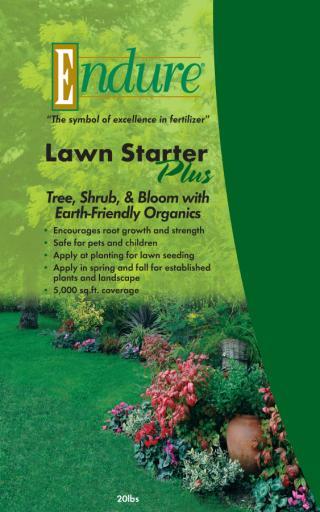 deficient soils Organics add natural slow-release nitrogen with non-staining iron 710208 Safe for pets and children Apply at 4# per 1,000 square feet of lawn Spreader chart on every bag 71020820 A