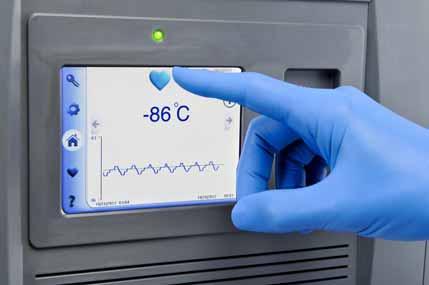 sample protection at your fingertips Thermo Scientific HERAfreeze HFU-T Series You can check your freezer s health at any time by simply touching the heart icon on the main screen.