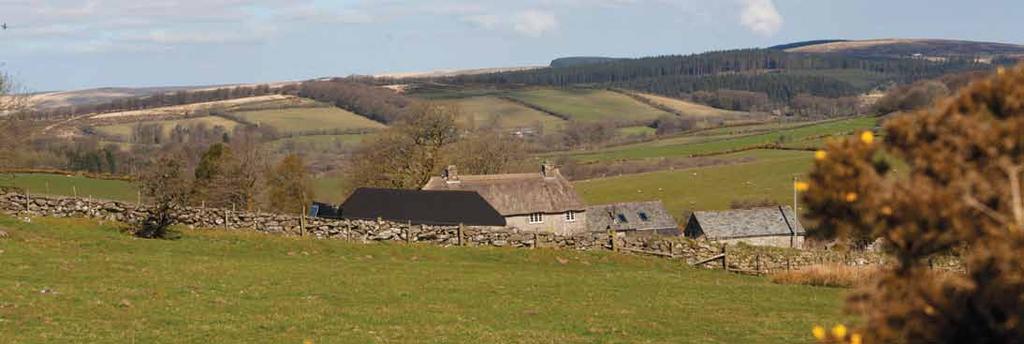 Location Rowden Farm is situated in the heart of Dartmoor National Park, about a mile and a half to the west of the well known and idyllic village of Widecombe in the Moor, which has 2 pubs,