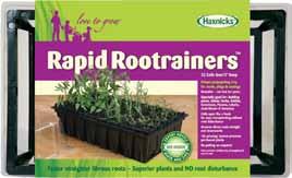 off The plant then compensates by producing new root growth, with no root balls l Air-Pruning forms vigorous and strong roots l Roots grow straight avoiding pot-bound plants l