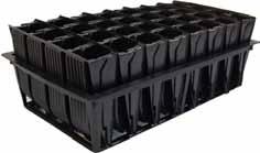 reusable cells, 5 deep, with holding tray and propagating lid l Produces deep and straight roots without root balls l Especially brilliant for sweet peas and runner beans, and all