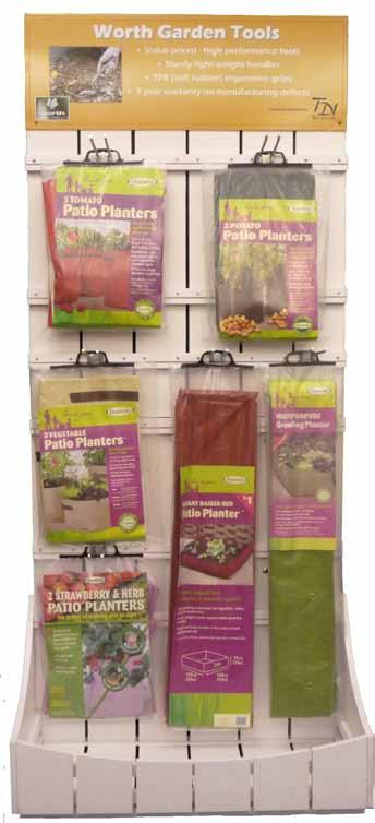 www.haxnicksusa.com HN2000 Patio Planters TM Display l Planters perfect for small and urban gardens, patios, balconies, and more!