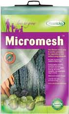 Micromesh Blanket Micromeshª provides the ultimate organic solution for protecting your growing crops from pests and insects. l The ultra-fine mesh is only 0.