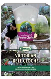 Grow Your Own Highly decorative as well as being effective garden cloches (3 pack) l Ideal for establishing newly planted herbs, flowers, and vegetables l Warms soil enabling earlier planting, and