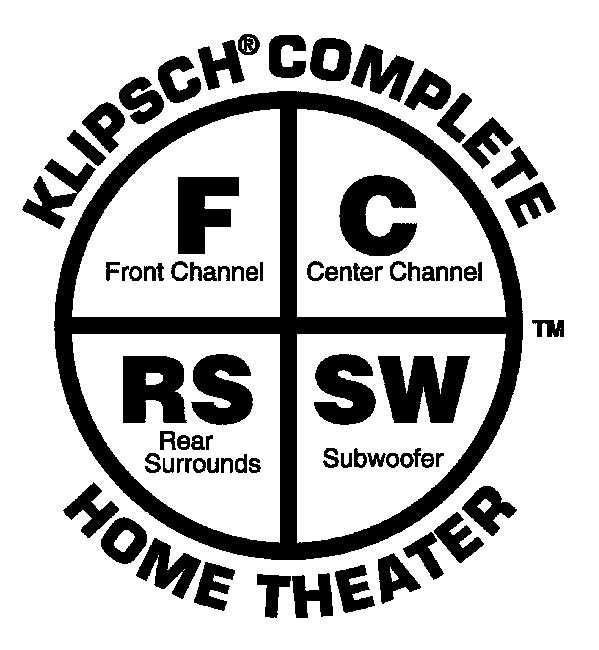 Planning Your Klipsch Home Entertainment System Your new Klipsch speakers will enhance the performance of your home entertainment system, whether used within a two-channel audio or multi-channel home