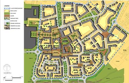 This is the Master Plan for the centre which shows how we