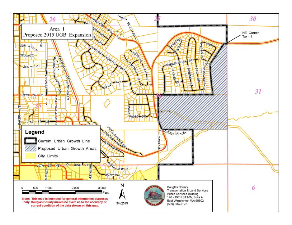 Area 2 A portion of Section 6, Township 22 North, Range 21 East, Willamette Me