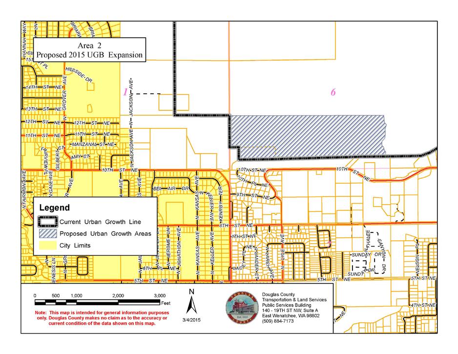Area 3 Portions of Sections 8, 17 and 18, Township 22 North, Range 21 East, Willamette Me