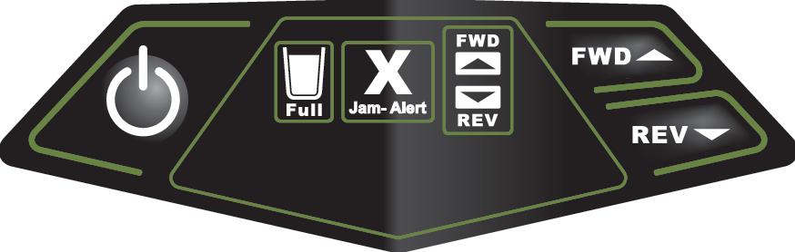 Empty the waste bin regularly to prevent jams and damage to cutting mechanism. JAM-ALERT This unit is equipped with jam-alert technology.