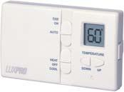 PSD150 PSD158 PSD100 PSD100, PSD150 and PSD158 (Heating Only) Digital s Profile: Battery powered, digital thermostats with large, easy-to-read displays for heating and cooling systems.