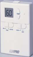 for 1 or 2 stage heat pump systems. Up to 2 Stage Heat/1 Stage Cool: Heat Pump Systems Will Operate Aux. and Emerg.