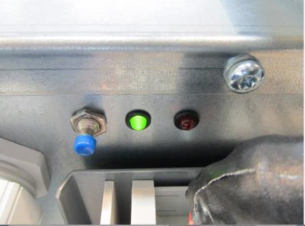 5. STEP FIVE: Turn On Press push button for 1 second, then release. Attention: The inverter (eg.